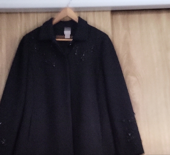 Chico's Jackets & Blazers - Chico's Black Trench Coat